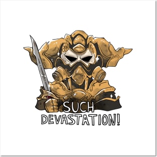 Such Devastation! Posters and Art